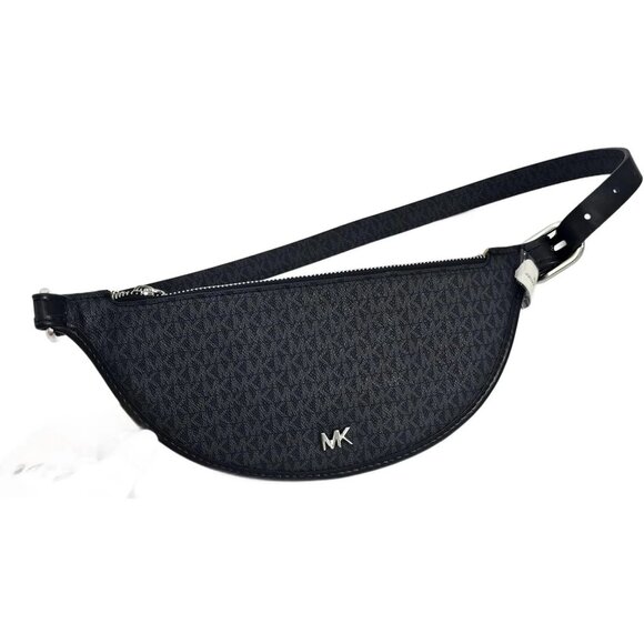 Michael Kors Womens 558817 Hardware Reversible Belt Bag Black Size OS NEW - Picture 1 of 2